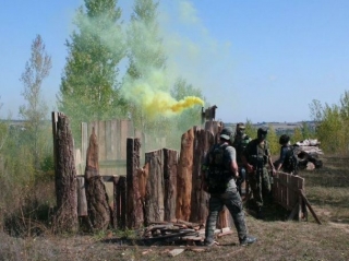  Paintball with all the necessary equipment 